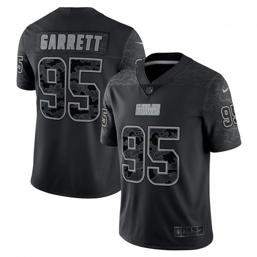 Myles Garrett Cleveland Browns Nike RFLCTV Limited Jersey - Black-GridironStore